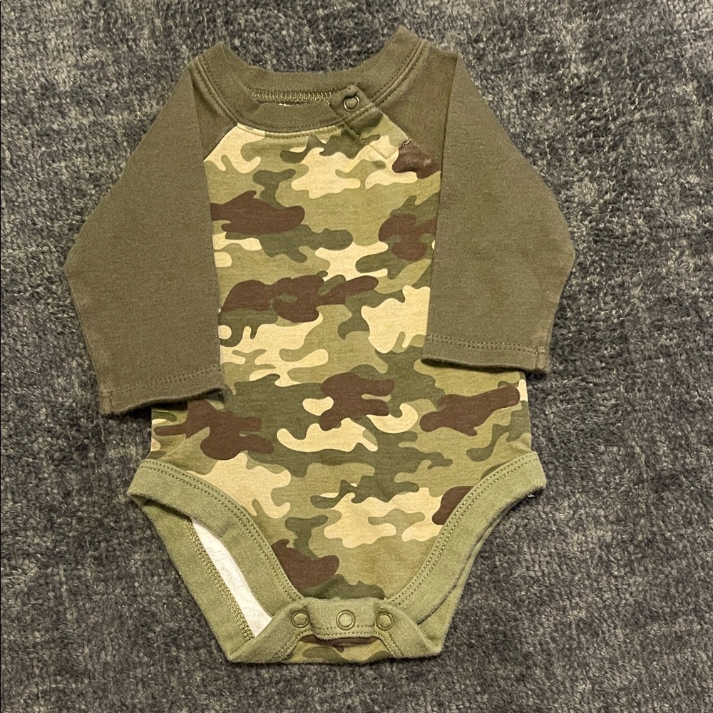 Garanimals Olive Green Baby Onesie